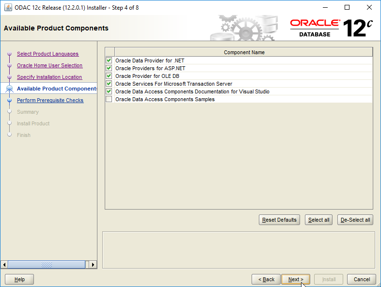 Step 4 ODAC Install