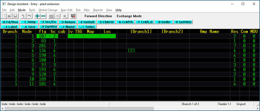 Plant Extension Tutorial Entry Mode