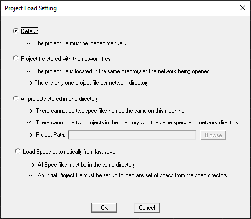 project-load-setting